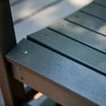 thumbnail image 3 of Shine Company All-Weather Traditional Resin Patio Porch Rocker in Black, 3 of 5