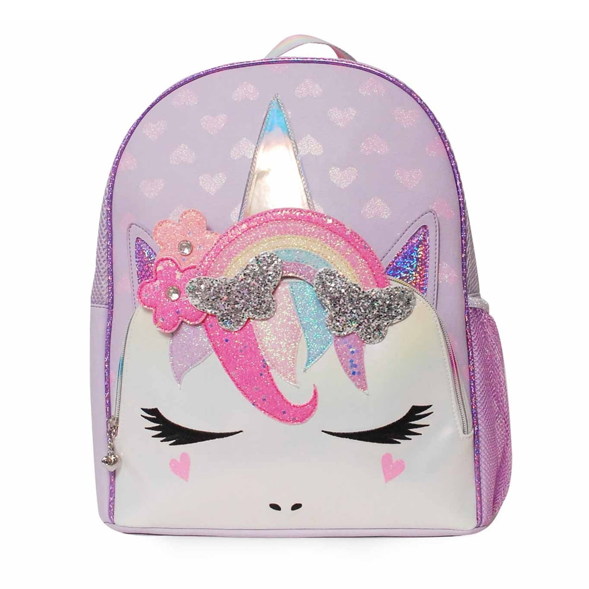 OMG! Accessories Bella Glitter Rainbow Backpack at Von Maur