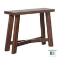 thumbnail image 2 of Walker Edison Modern Farmhouse Easy Assembly Wood Console Table Medium Brown, 2 of 11