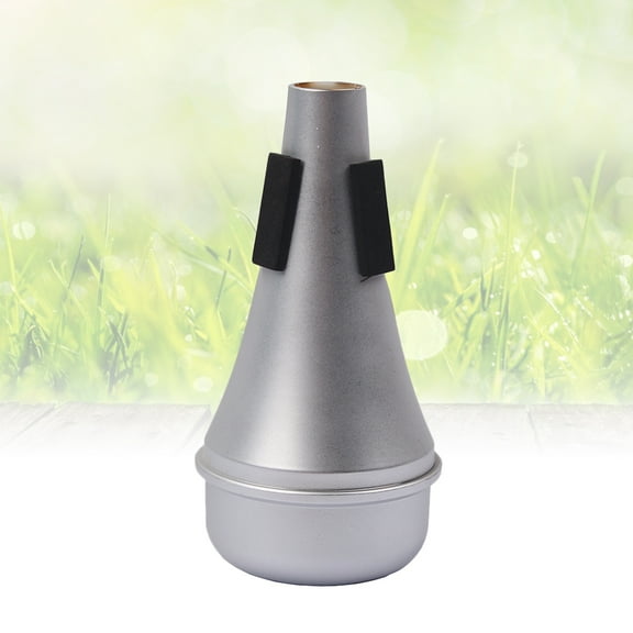 SOPOTUTU Silver Trumpet Mute for Musicians Quiet Practice 1Pack
