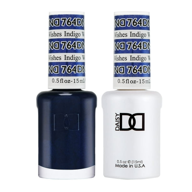 Set de esmaltes en gel DND Purple Collection 764 Indigo Wishes