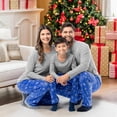 thumbnail image 3 of Pijama de forro polar para hombre Fruit of the Loom, talla grande, edición navideña, 3 of 7