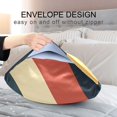 thumbnail image 4 of Yayeee Pillowcase Standard Size Set of 2 Satin Wrinkle Resistant Pillow Case, Beige Stripes, 4 of 7