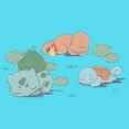 thumbnail image 2 of Girl's Pokemon Sleeping Trio Field Graphic Cropped T-Shirt, 2 of 3