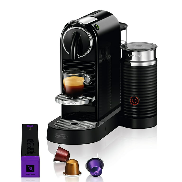 junk røre ved Fugtig Nespresso Citi & Milk Espresso Machine by De'Longhi, Black - Walmart.com