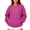 Hot Pink #002, variant on Zip up Hoodies for Women Fall Winter Long Sleeve Drawstring Hooded Sweatshirts Loose Fit Casual Jackets with Pocket L