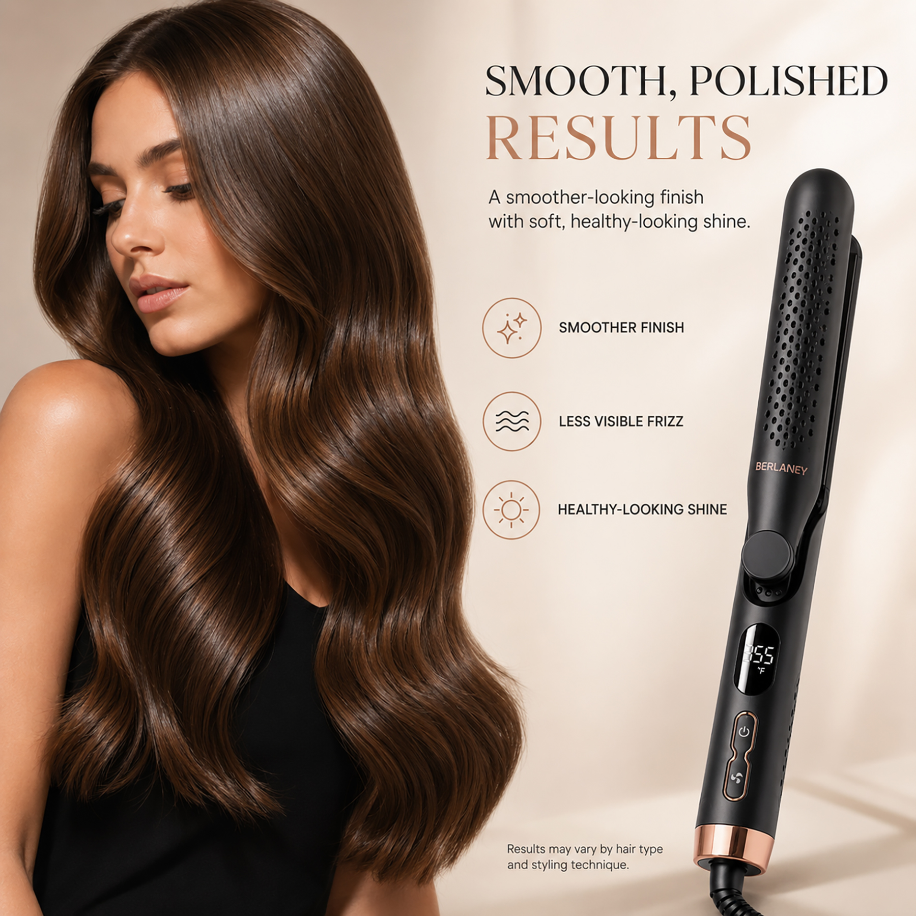 Berlaney 2-in-1 Airflow Styler Flat Iron and Curler photo 4