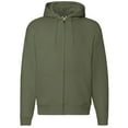 thumbnail image 1 of Fruit Of The Loom Mens Zip Through Hooded Sweatshirt / Hoodie, 1 of 2