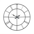 thumbnail image 3 of Southern Enterprises Centurian Decorative Wall Clock in Painted Silver, 3 of 3