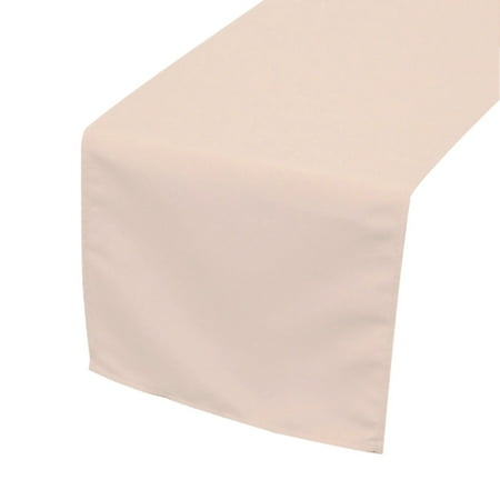 Your Chair Covers - 14 x 108 inch Polyester Table Runner Blush for Wedding, Party, Birthday, Patio,