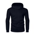 thumbnail image 7 of Fgvctg Sweat Set for Men 2 Piece Fall Lounge Hoodies Athletic Sweatsuit Plus Size Jogger Sweatpants Oversized Sweatshirts Tracksuits with Pockets Navy S, 7 of 7