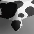 thumbnail image 3 of Rectangle Waterproof Cow Print Tablecloth Reusable Washable Weight Fabric Table Covers for Restaurant,Picnic,Indoor and Outdoor Dining 60 Inch X 84 Inch, 3 of 5