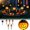 Orange, variant on 5 Pack Solar Lantern Stake String Lights Orange Halloween Pathway Decor for Outdoor Halloween Yard Display Pumpkin Pathway Lights Outdoor LED Walkway Lights for Driveway Garden Decor