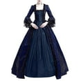 thumbnail image 3 of Huanglei Robe de Soirée Longueur Princesse au Sol Dentelle Rétro Femmes Robe pour Femmes, 3 of 5