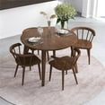 thumbnail image 7 of Pemberley Row Solid Wood Walnut Dining Table Round Beveled 43" Unassembled, 7 of 7