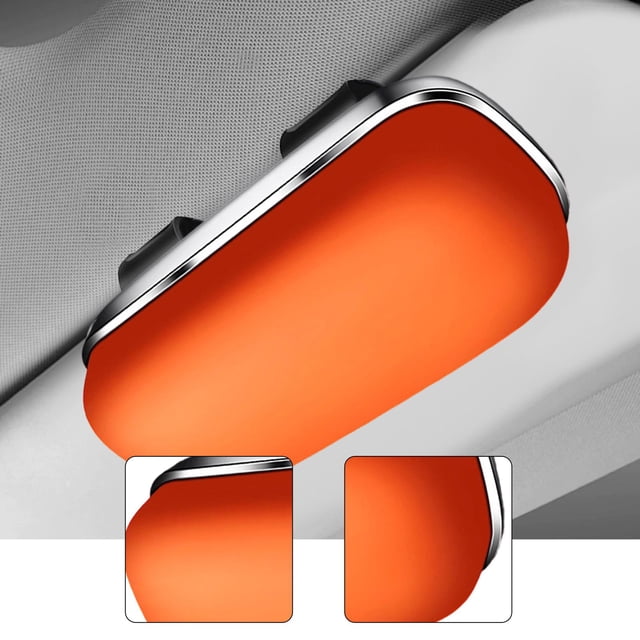 Soporte para gafas de sol para visera solar, organizador universal para visera de coche con clip trasero, almacenamiento para tarjetas de billetes,