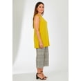 thumbnail image 2 of Jessica London Women's Plus Size Knit Tunic Tank Long Sleeveless Blouse, 2 of 6