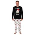 thumbnail image 3 of Funny Golf Santa Matching Christmas Pajamas For Men Women Kid Baby And Dog, 2 Pieces, Black And White, 3 of 7