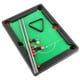 thumbnail image 4 of Mini mesa de billar Juego de billar Billar Snooker de escritorio portátil para el alivio del estrés de la oficina en casa | Incluye 2 tacos 16 bolas Accesorios de trípode | Plástico duradero de, 4 of 8