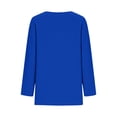 thumbnail image 4 of Camisetas de Trabajo de Manga Larga con Cuello de Botón Pullover Top Suelto para Casual, Viajes, Calle Y Escuela, 4 of 4