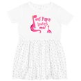 thumbnail image 3 of Inktastic My Yaya Loves Me Granddaughter Dinosaur Girls Toddler Dress, 3 of 5