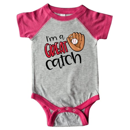 

Inktastic I m a Great Catch Baseball Glove Gift Baby Boy or Baby Girl Bodysuit