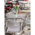 thumbnail image 5 of Outdoor Tablecloths with Umbrella Hole & Zipper, Brown Grey Vintage Round Tablecloths 60 Inch, Retro Farmhouse Elegant Pastoral Waterproof Table Cloth, Patio/Pool/Picnic Table Covers, 5 of 8