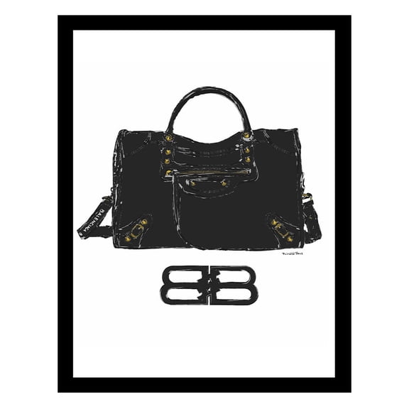 High Fashion Designer Handbag Framed Print
