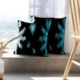 thumbnail image 6 of LALILO Throw Pillow Covers Light Blue Hexagon Mosaic Modern Cushion Cover 18" x 18", 2 Pack, 6 of 6