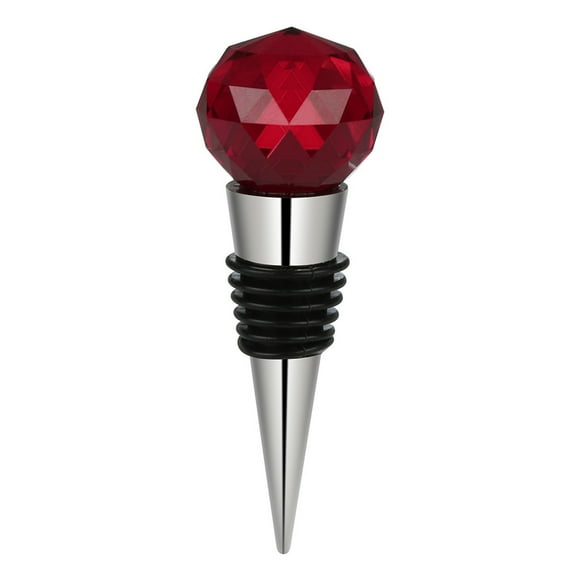 Dvkptbk Diamond Steel Diamond Crystal Stainless Steel Champagne Stopper Sparkling Wine Bottle Plug Sea Home & Garden