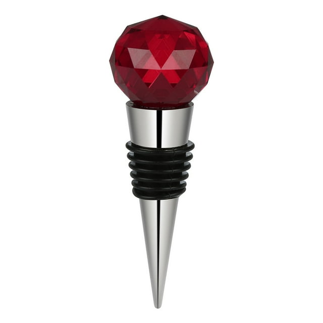 Xihbxyly Solo productos fabricados en Estados Unidos Tapón de acero inoxidable forma diamante para botella de champán, vino espumoso, color mar