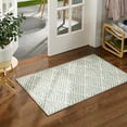 thumbnail image 3 of TOWN & COUNTRY EVERYDAY Walker Modern Stripe Everwash® Washable Multi-Use Decorative Rug, Tufted Kitchen Rug, Low-Profile Door Mat, Bedroom Rug and Bath Rug with Non-Slip Backing, Sage Green, 24"x40", 3 of 11