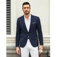 thumbnail image 3 of COOFANDY Casual Slim Fit Sport Coats for Men Regular Fit One Button Formal Blazer Jacket, 3 of 6