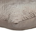 thumbnail image 5 of Quilted Taupe Decorative Throw Pillow, 5 of 5