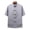 Gray, variant on Traditional Chinese Men's Shirt Kung Fu Short Sleeve Summer Mens Clothes Loose Mock Neck Graphic Casual Top