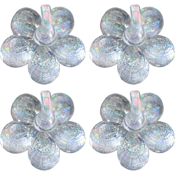Soporte de fijación de placa de uñas de flor de ciruelo para manicura Lentejuelas de color de ensueño con base de soporte magnético Soporte de práctica de fijación de uñas de manicurista novato Jormftte CPB-DE-LYY394-2
