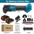 thumbnail image 1 of 20000OPM Brushless Oscillating Multi Tool 6-Speed Electric Saw Trimmer Shovel Power Tool 18V, 1 of 7