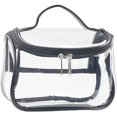 thumbnail image 4 of Bolsa de cosméticos transparente, bolsa organizadora de maquillaje de viaje transparente e impermeable, 4 of 5