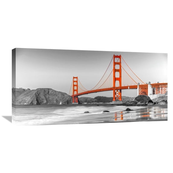 Global Gallery Anonymous,'Golden Gate Bridge, San Francisco' Stretched Canvas Artwork