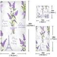 thumbnail image 3 of Dreamtimes Lavender Bath Towel Set of 3, Absorbent Soft Bathroom Towel with Hand Towel & Washcloth for Hotel, Beach, Gym and Spa, 3 of 7