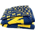 thumbnail image 4 of Michigan Wolverines Reversible Big Logo Soft and Colorful Comforter, Queen, 4 of 6