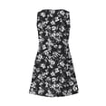 thumbnail image 3 of Robe d'Été Sans Manches à Col en V pour Femmes, Robe Décontractée Imprimée avec Poches, Respirante pour Fête à la Plage et Usage Quotidien, 3 of 6