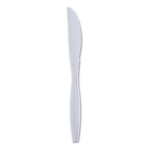 Boardwalk Heavyweight WraPolypropyleneed Polypropylene Cutlery Knife White 1000/Carton