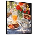 thumbnail image 2 of Designart "Cozy Breakfast Moments IV" Food & Beverage Floater Framed Canvas Print, 2 of 7