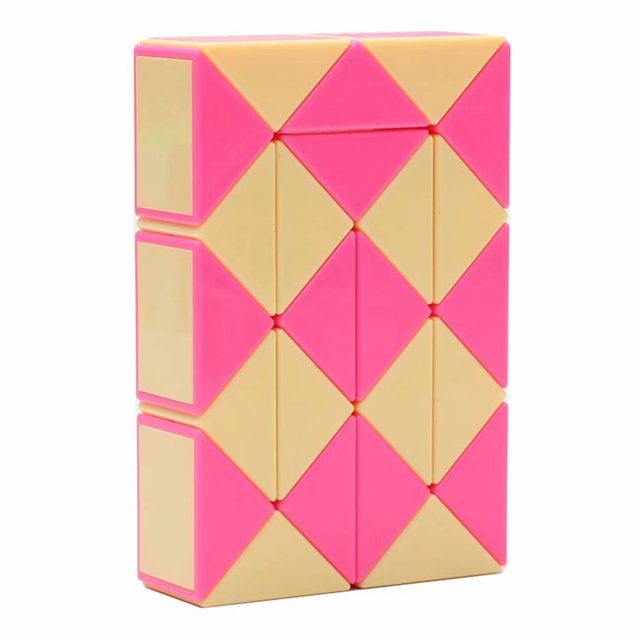 Magic Snake Twist Puzzle Twisty Toy Collection 24 Wedges Magic Ruler