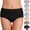 Coffee, variant on Women Leak Proof Incontinence Underwear Washable Absorbent Mid Waist Panties Postpartum Bladder Control Briefs Black L