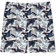 thumbnail image 4 of NICKSUN Shorts de Pyjama Amusants pour Hommes, Bas de Pyjama Doux avec Poches, Baleines, m, 4 of 6