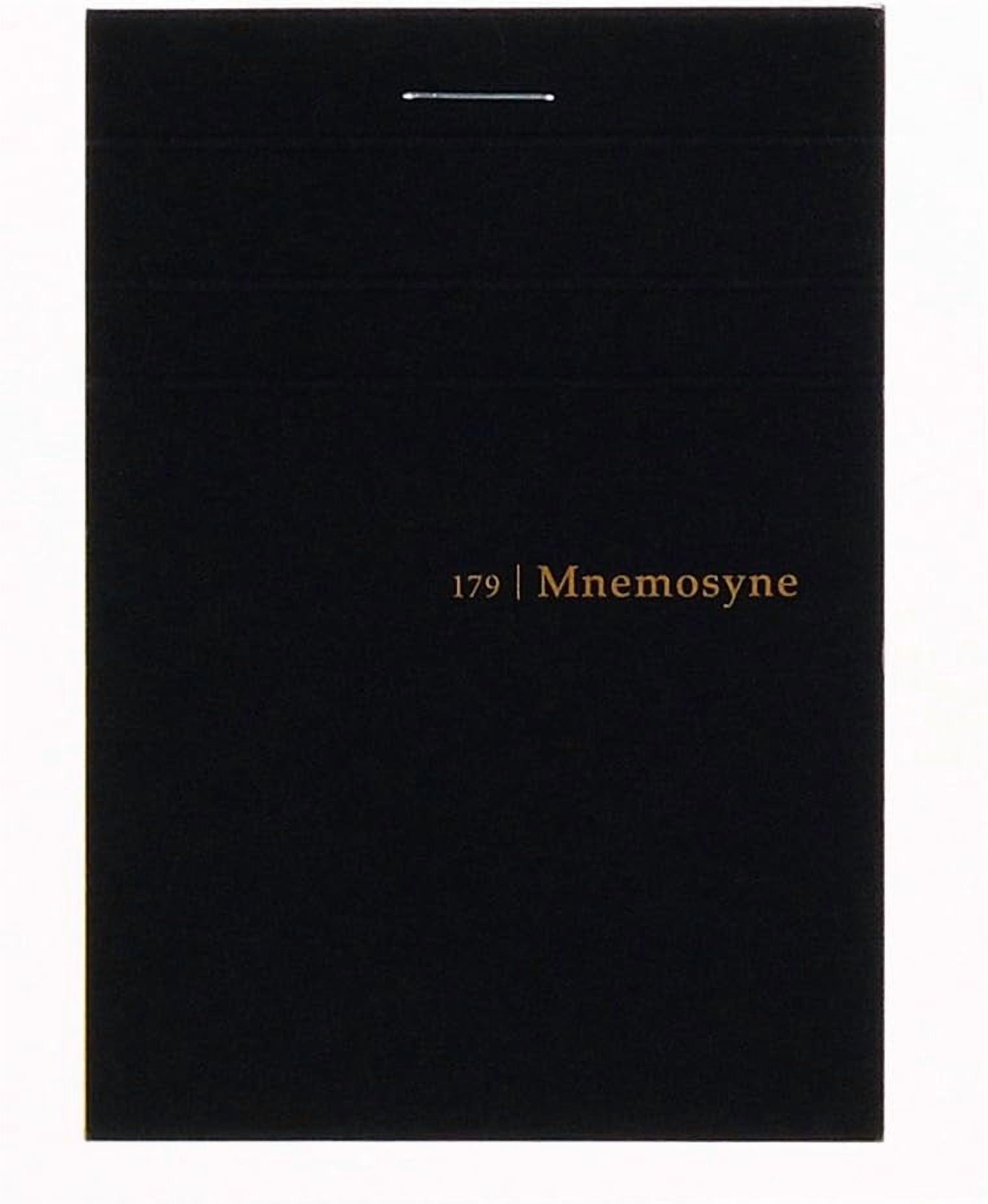 A7 Memo Mnemosyne Graph Writing Pad Stapled Glued 65 Sheets 10 Pack