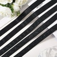 thumbnail image 3 of 3 Rolls 15.5 Yards 0.79 Inch Wide Non-Slip Elastic Ribbon Wave Silicone Elastic Gripper Band Tape Stretch Rubber Straps Belt Waistband for Clothing Garment Sewing Crafts Sports Shorts Black, 3 of 7