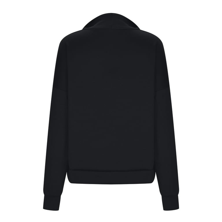 Durtebeua 3/4 Zip Pullover Womens Long Sleeve Thermal Pullover